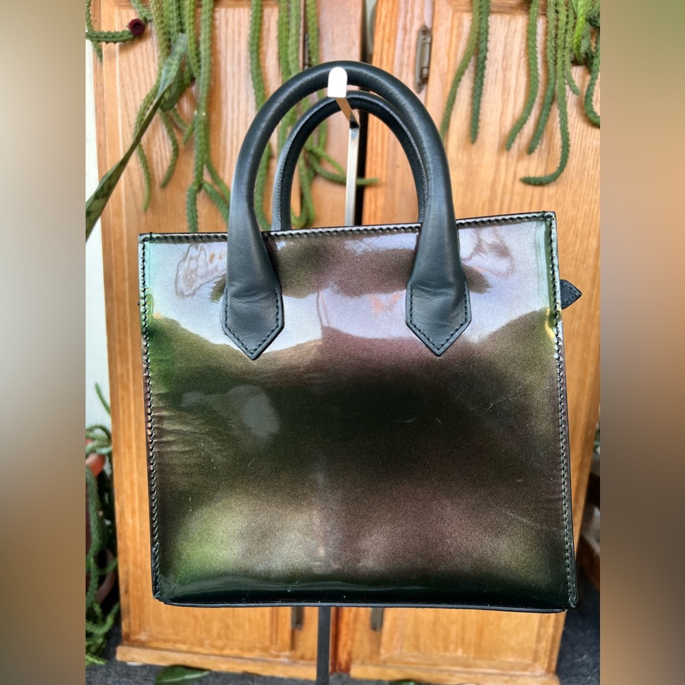 Balenciaga Dark Green Padlock Bag - Picture 6 of 10